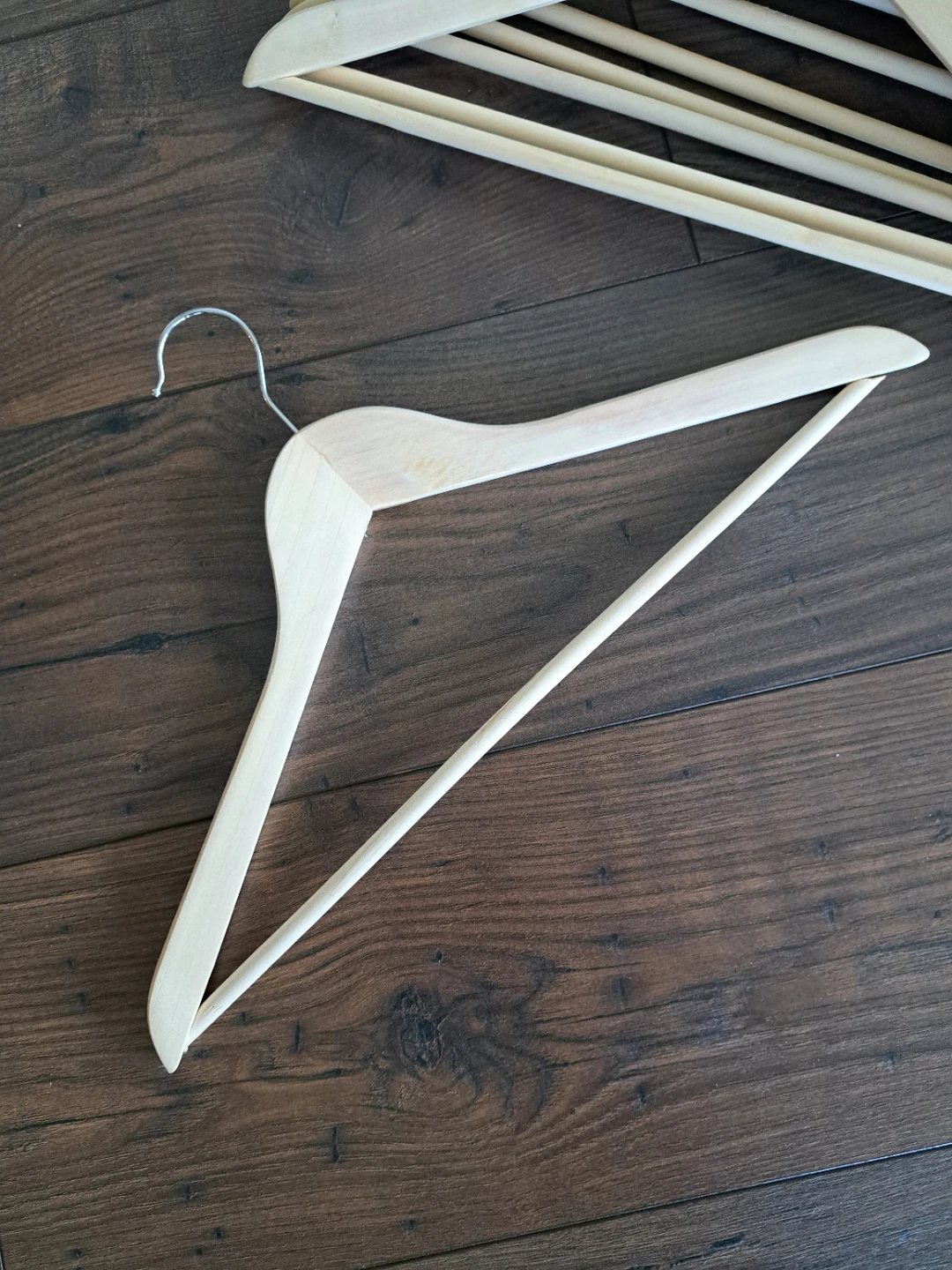 Set of 12 Wooden Clothes Hangers - photo 2