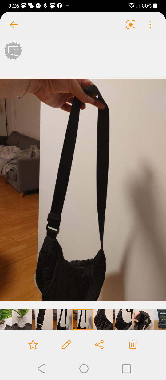 Black Quilted Shoulder Bag - photo 5