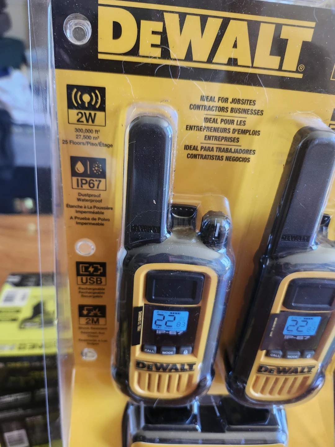 DEWALT Heavy Duty Walkie-Talkies (2-Pack) - photo 2
