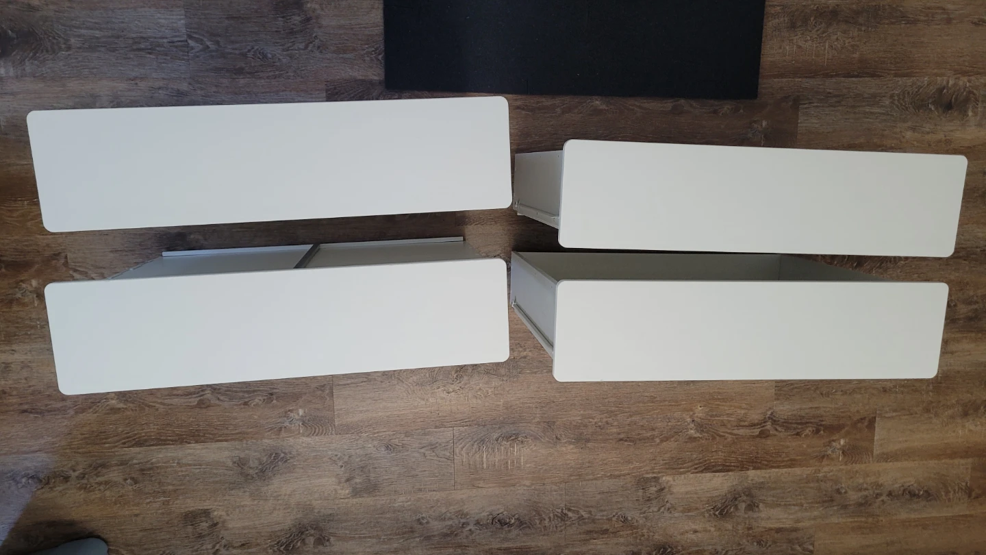 IKEA SLÄKT Bed frame w/storage, white, Twin - photo 3