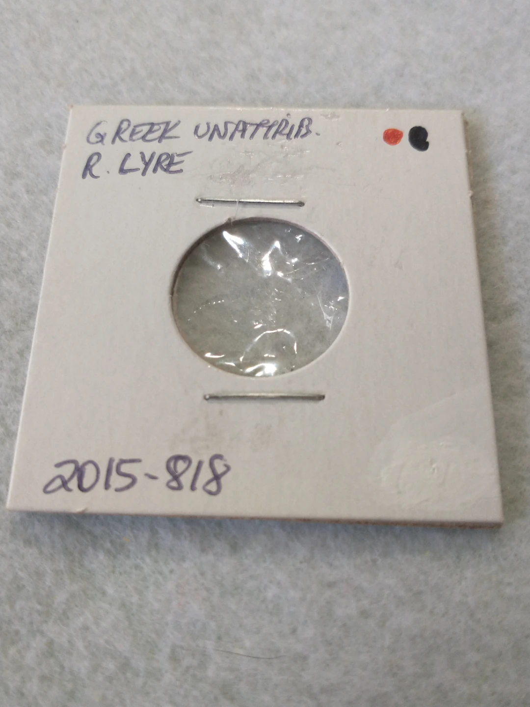 Nice ancient Greek unattributed coin features lyre - photo 5