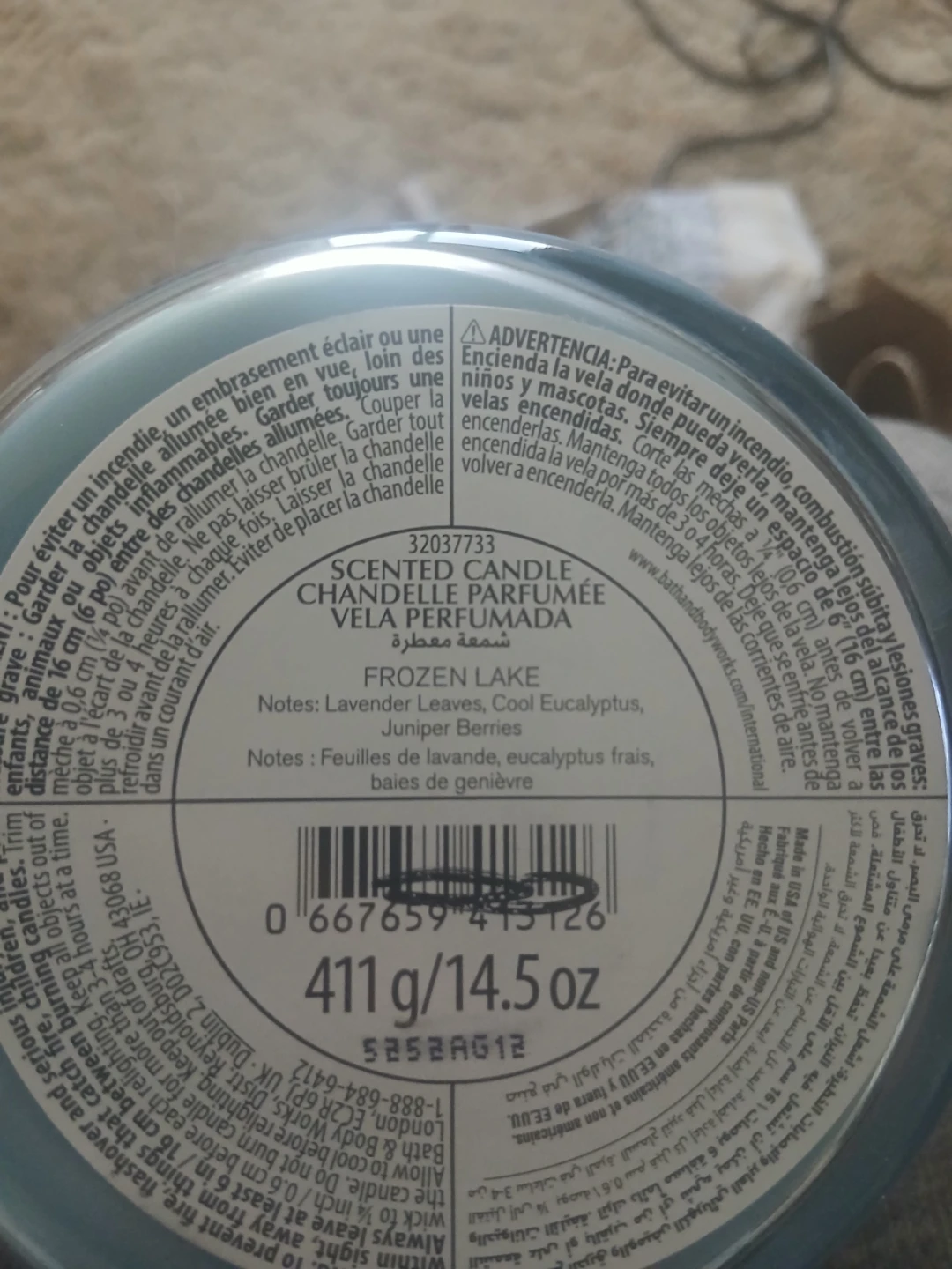 Bath & Body Works Frozen Lake Scented Candle - photo 2