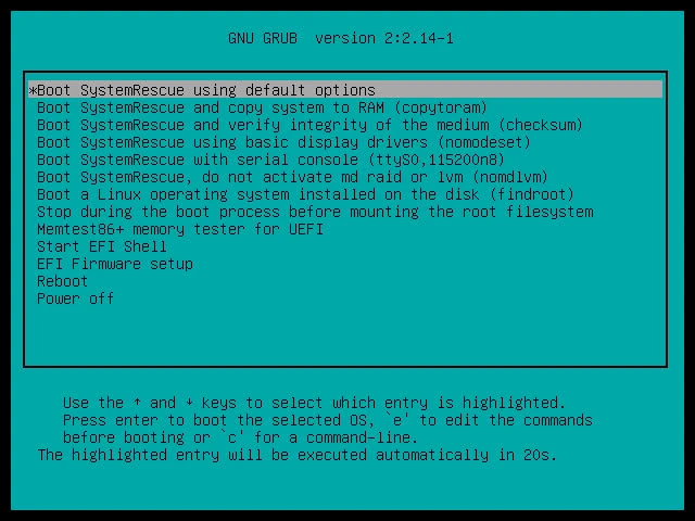 SystemRescue Bootable DVD - photo 2