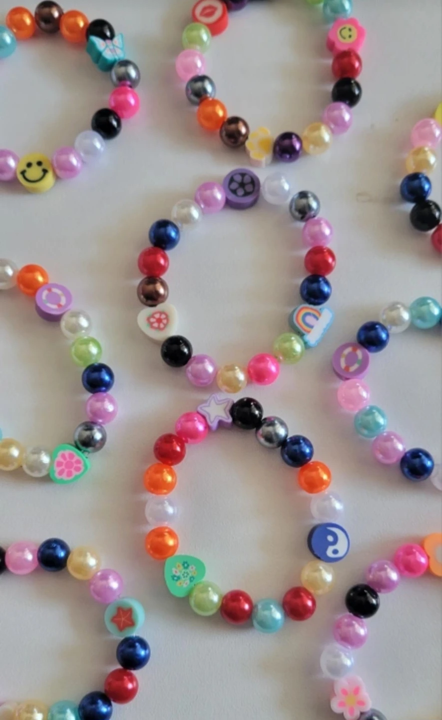 Kids Beaded Bracelets with Charms - photo 2