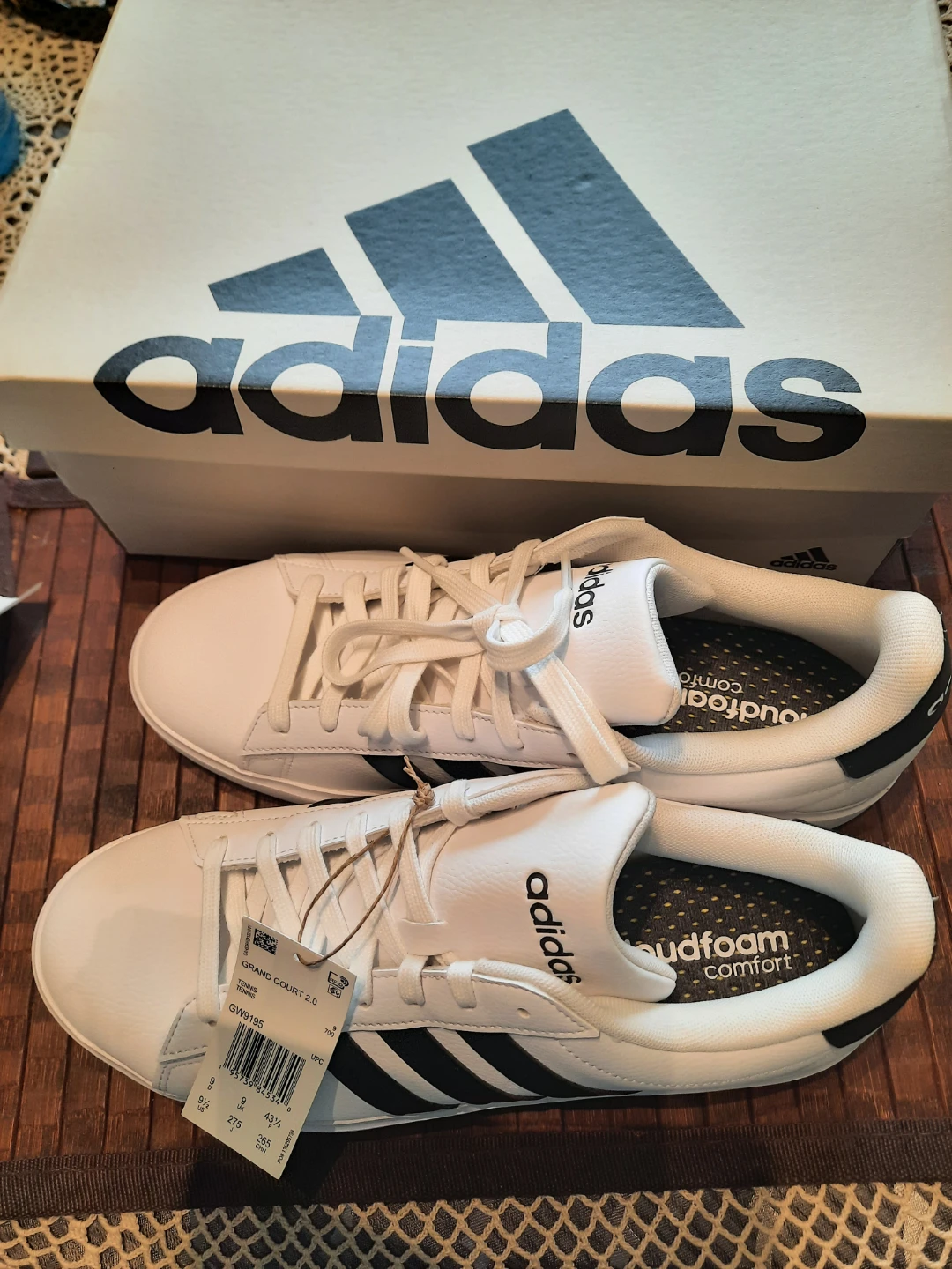 Adidas Grand Court 2.0 Shoes - White/Black - photo 4