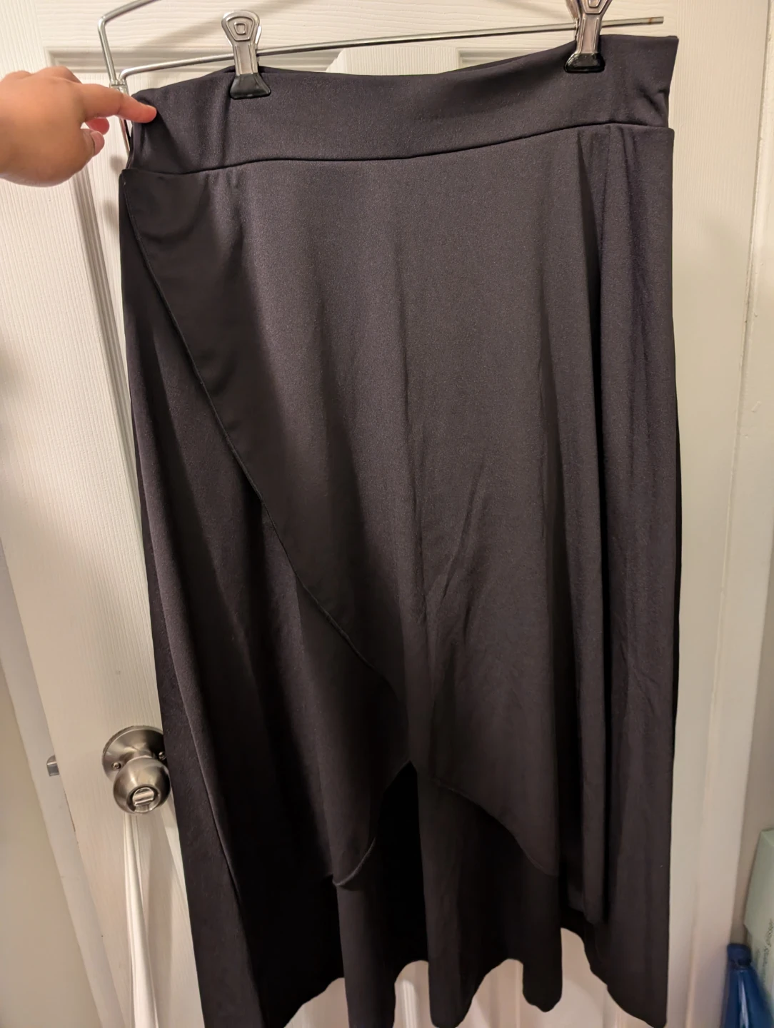 Black High-Low Skirt - XL