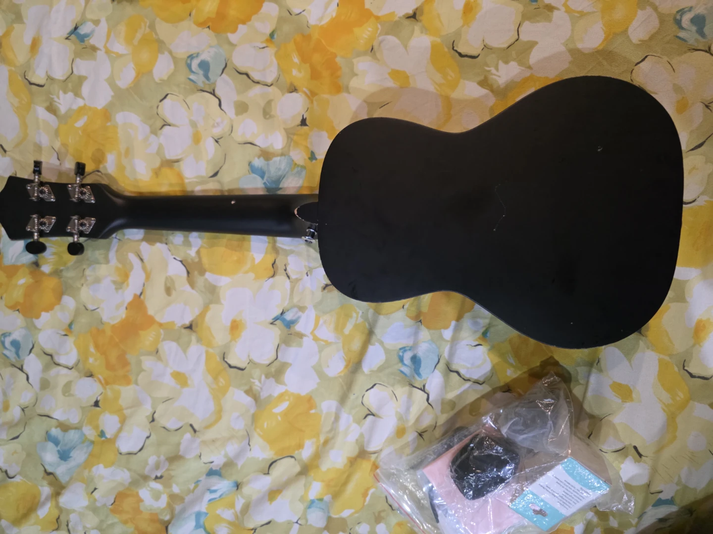 Black Fantasi Ukulele with Gig Bag and Accessories - photo 2
