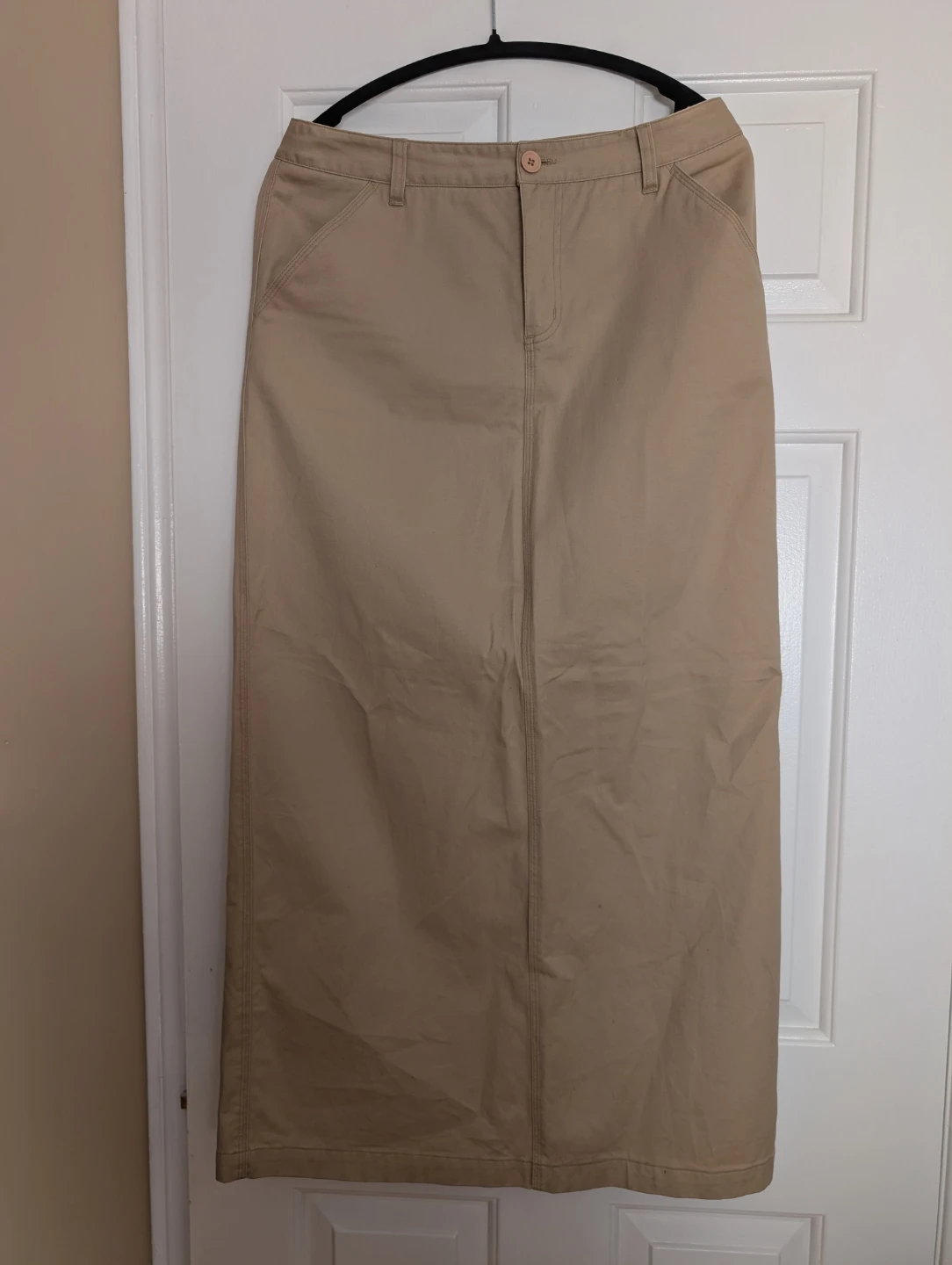RW & Co. Khaki Maxi Skirt Size 8