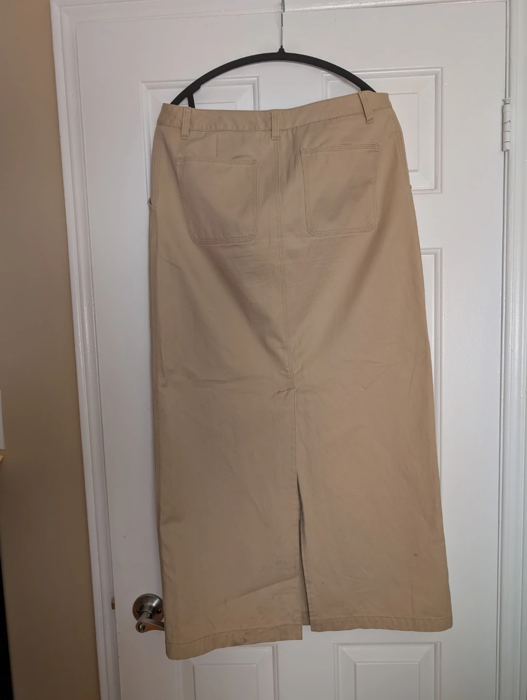 RW & Co. Khaki Maxi Skirt Size 8 - photo 3