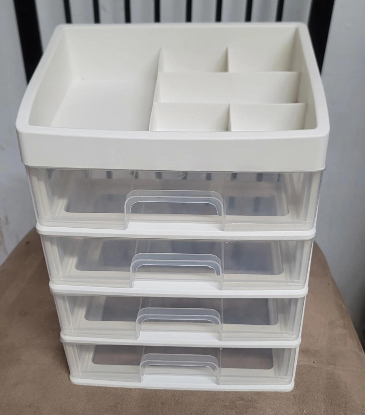 Plastic Makeup Organizer with Drawers - photo 2