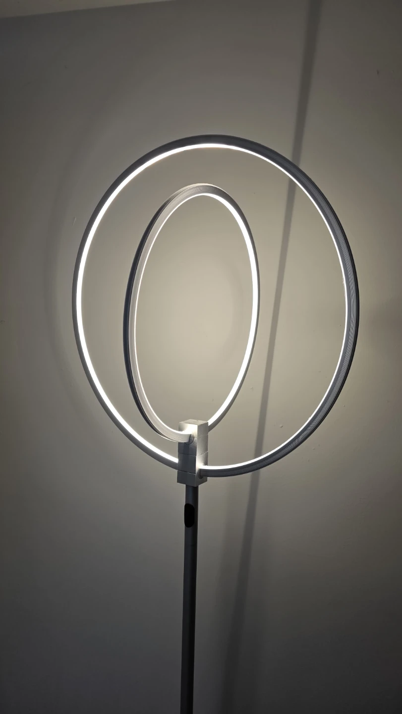 Modern LED Floor Lamp - Ring Design