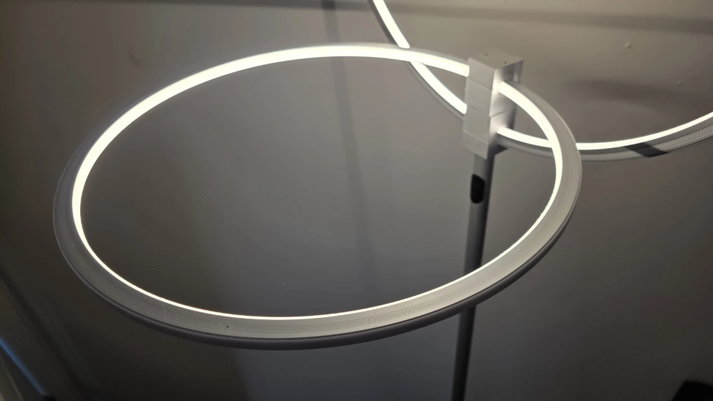 Modern LED Floor Lamp - Ring Design - photo 4