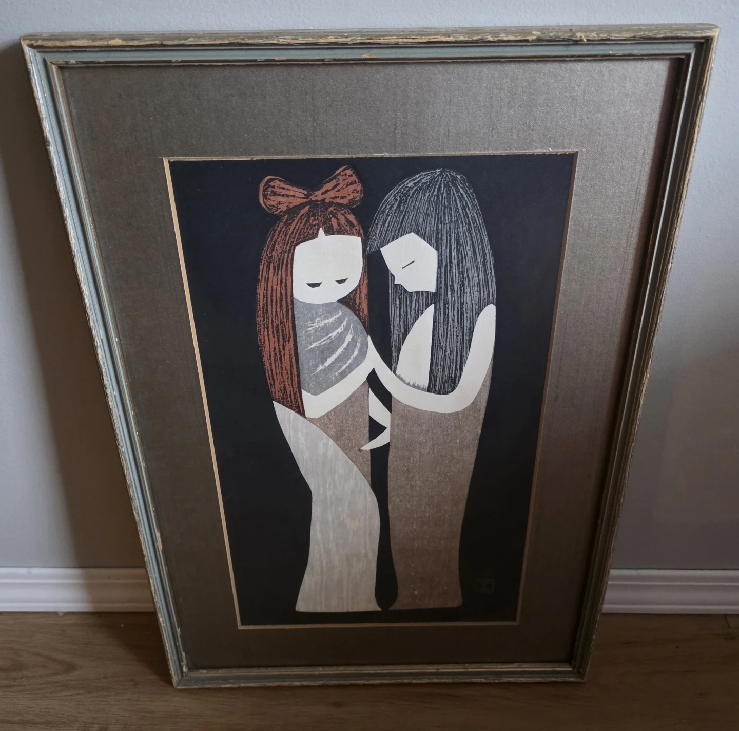 Kaoru Kawano 2 girls 1950