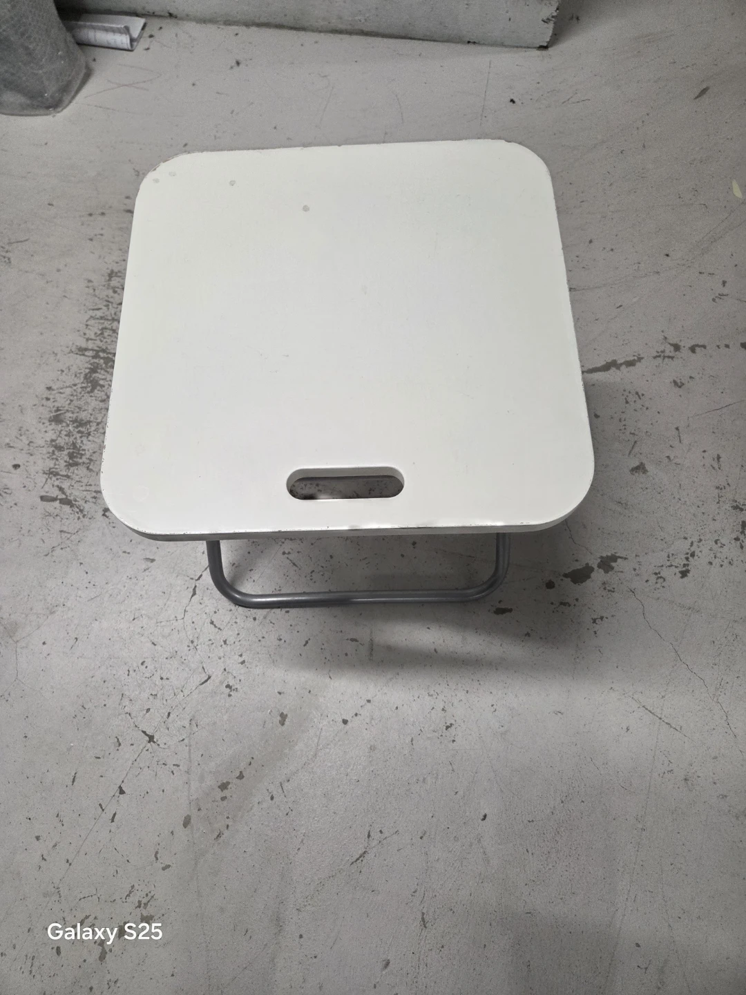 White Folding Tray Table - photo 5