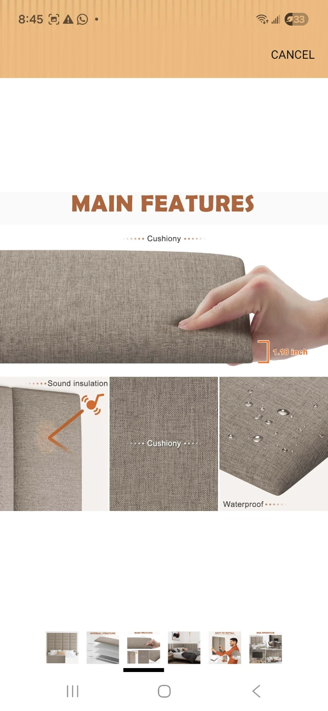 Upholstered Wall Panels - Headboard - photo 3