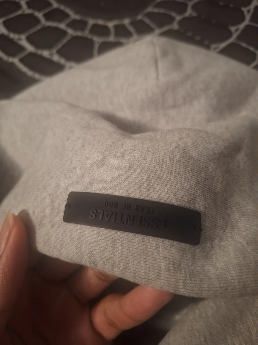 Essentials fear of God grey fleece - photo 3