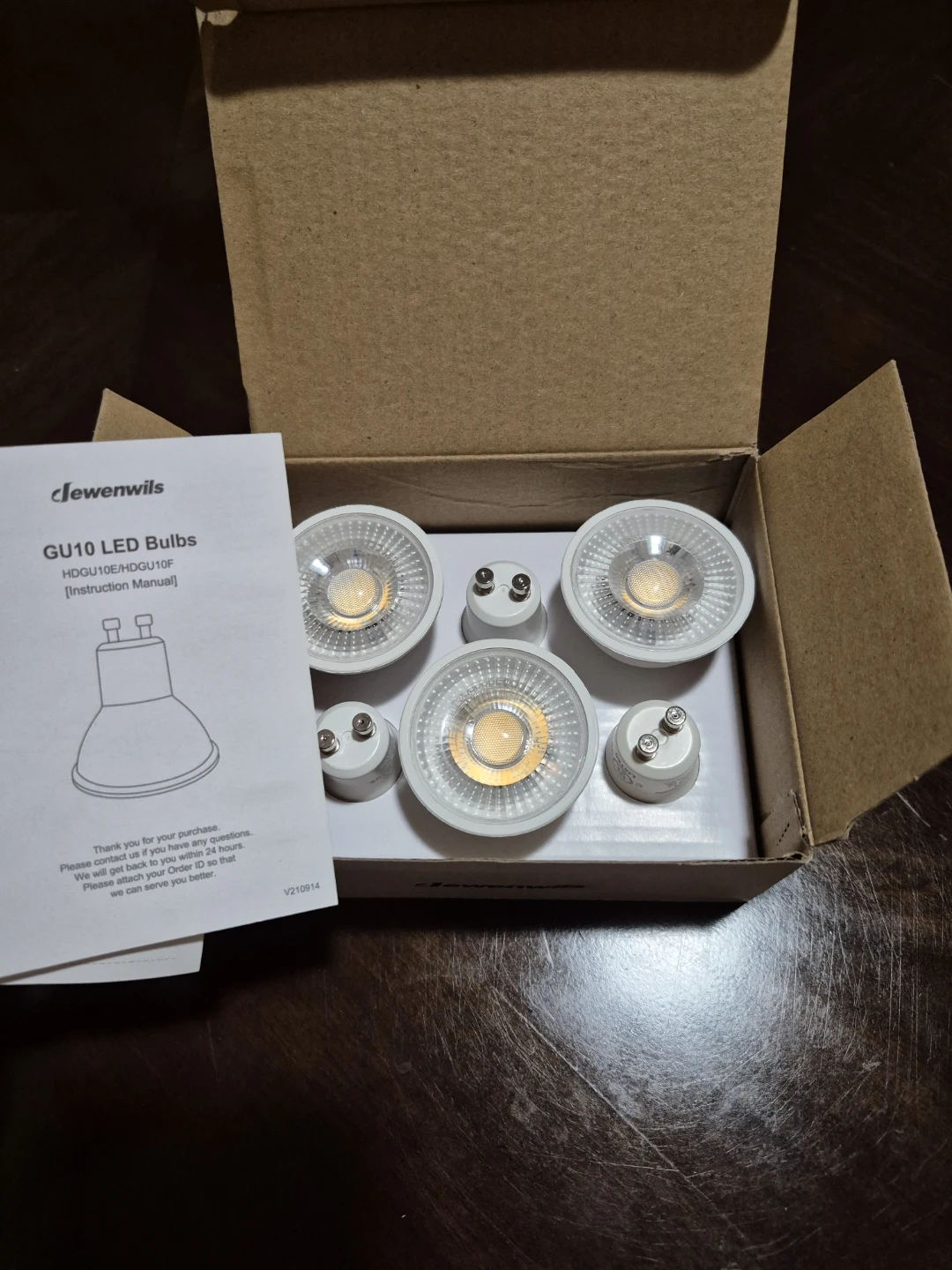 Dewenwils GU10 LED Bulbs - 6 Pack
