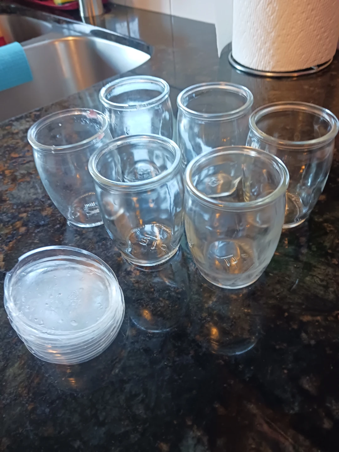 Set of 6 Glass Jars with Lids - photo 2