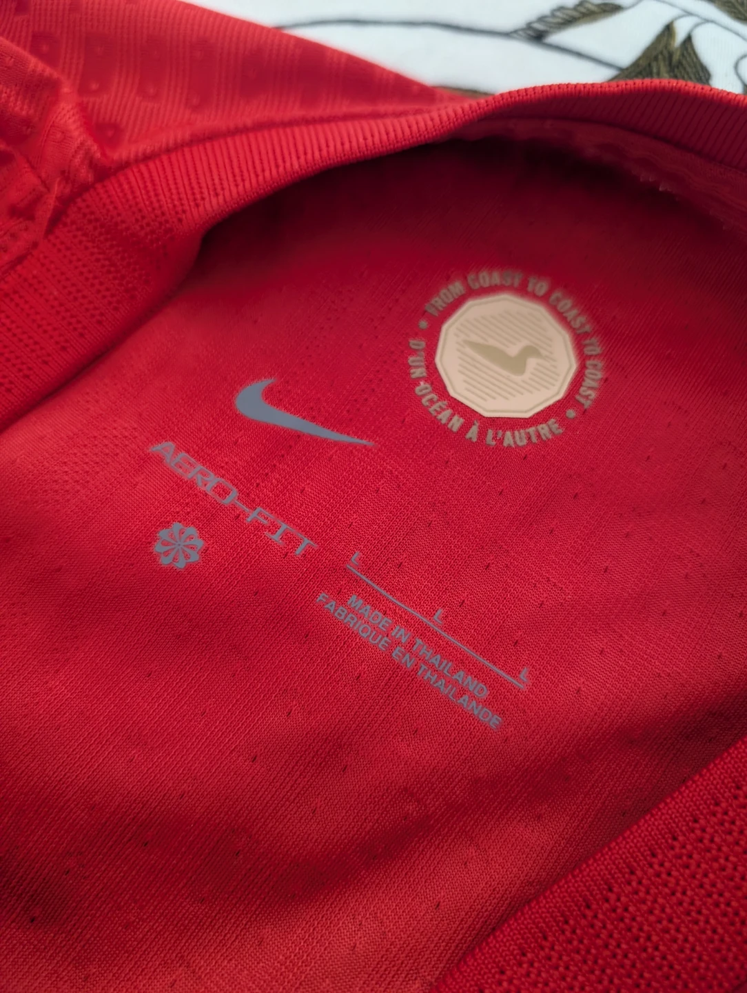 Nike Canada Soccer Jersey - Red - Size L - photo 3
