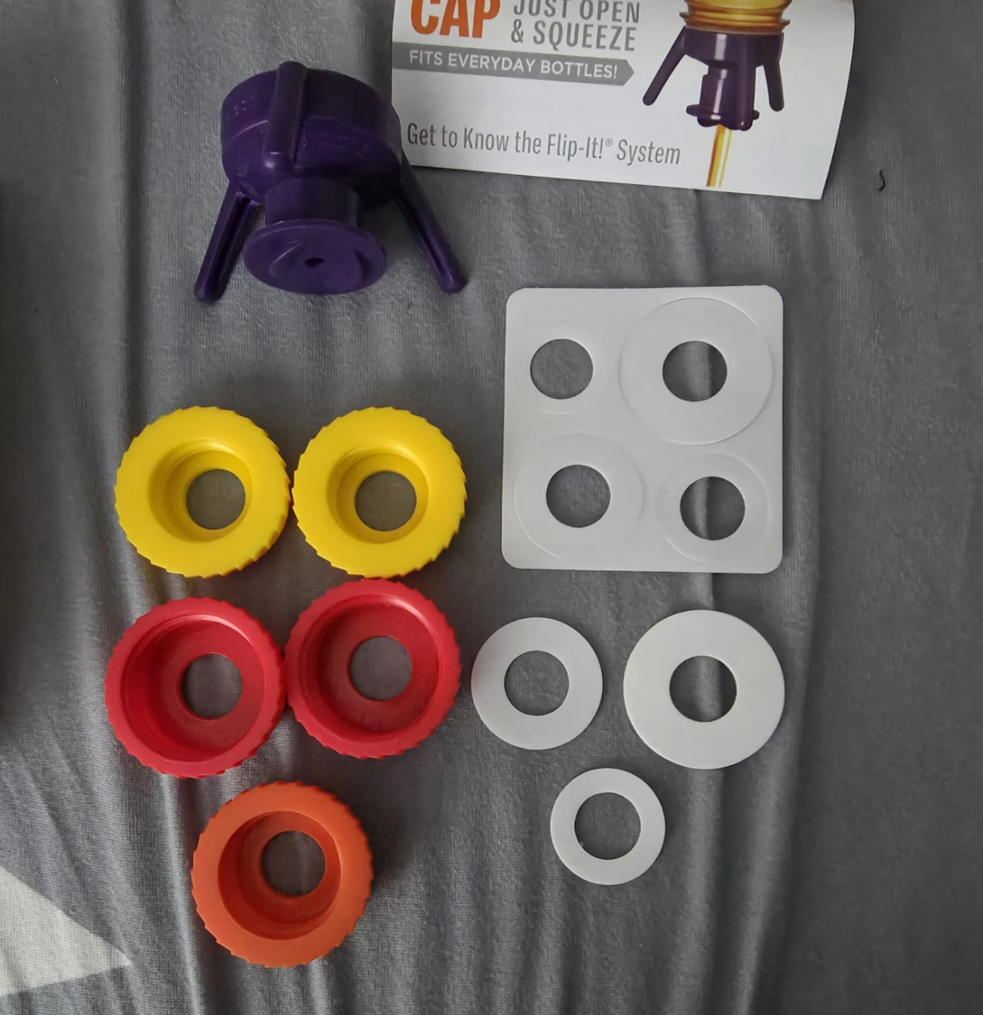 Flip-It! Bottle Emptying Cap with 3 Adapters - photo 4