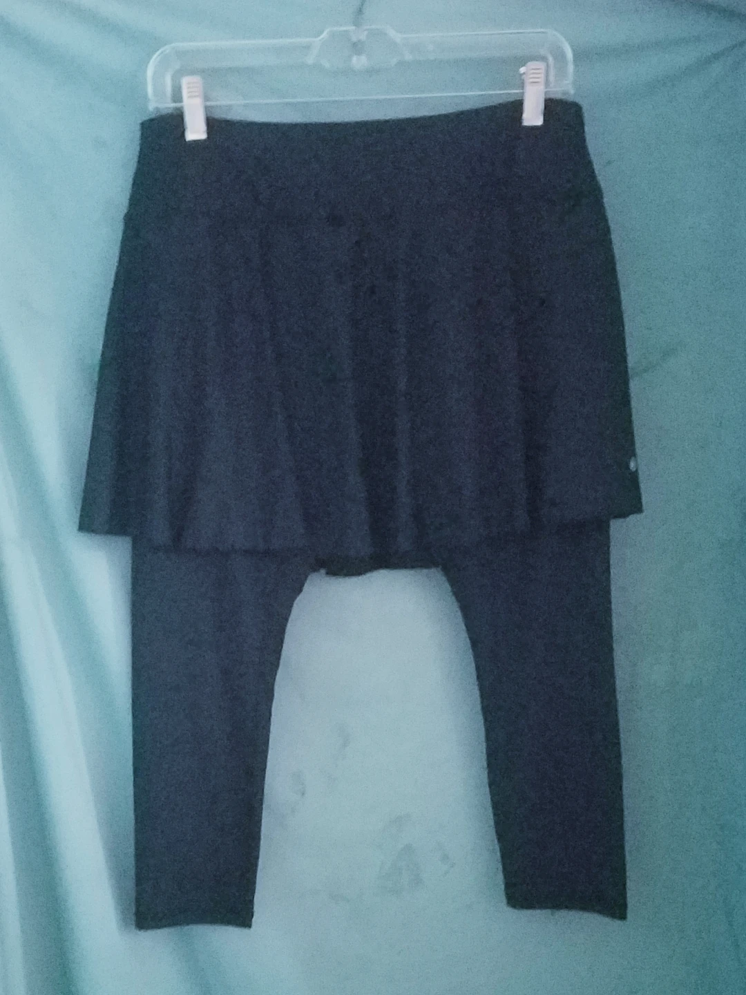 Ladies Black Bubblelime Golf Skirt w Attached Leggings Size M
