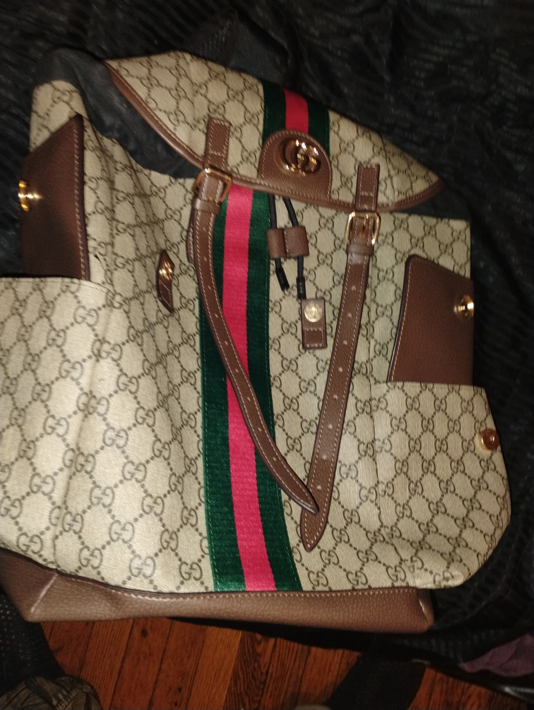 Gucci GG Supreme Monogram Backpack - photo 2