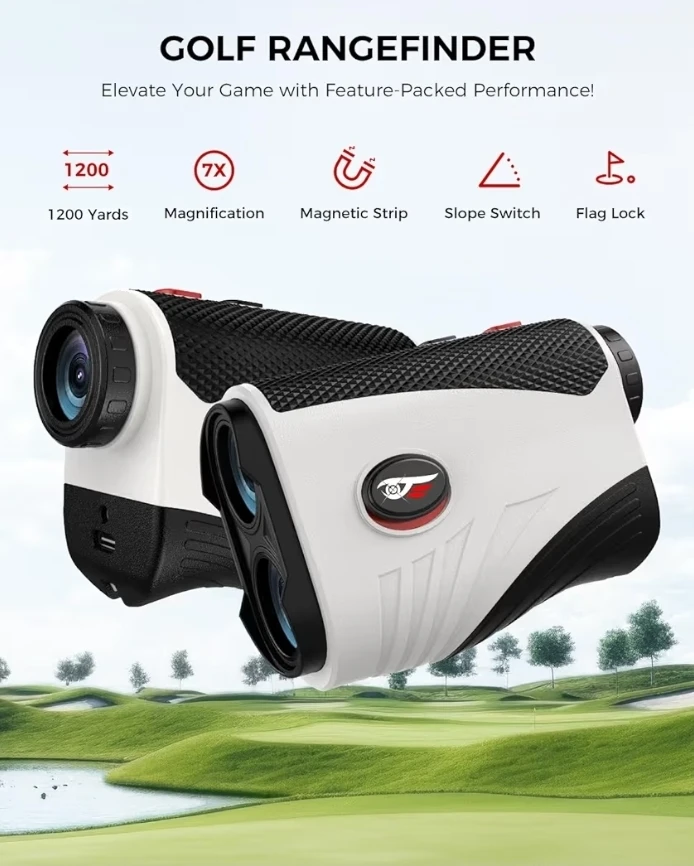 New SEALED Golf Rangefinder with Slope - 1200 Yards Laser Range - photo 2