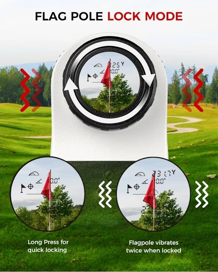 New SEALED Golf Rangefinder with Slope - 1200 Yards Laser Range - photo 4