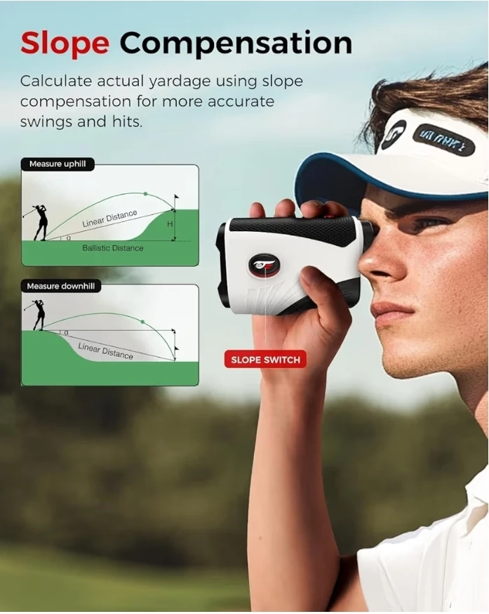 New SEALED Golf Rangefinder with Slope - 1200 Yards Laser Range - photo 5