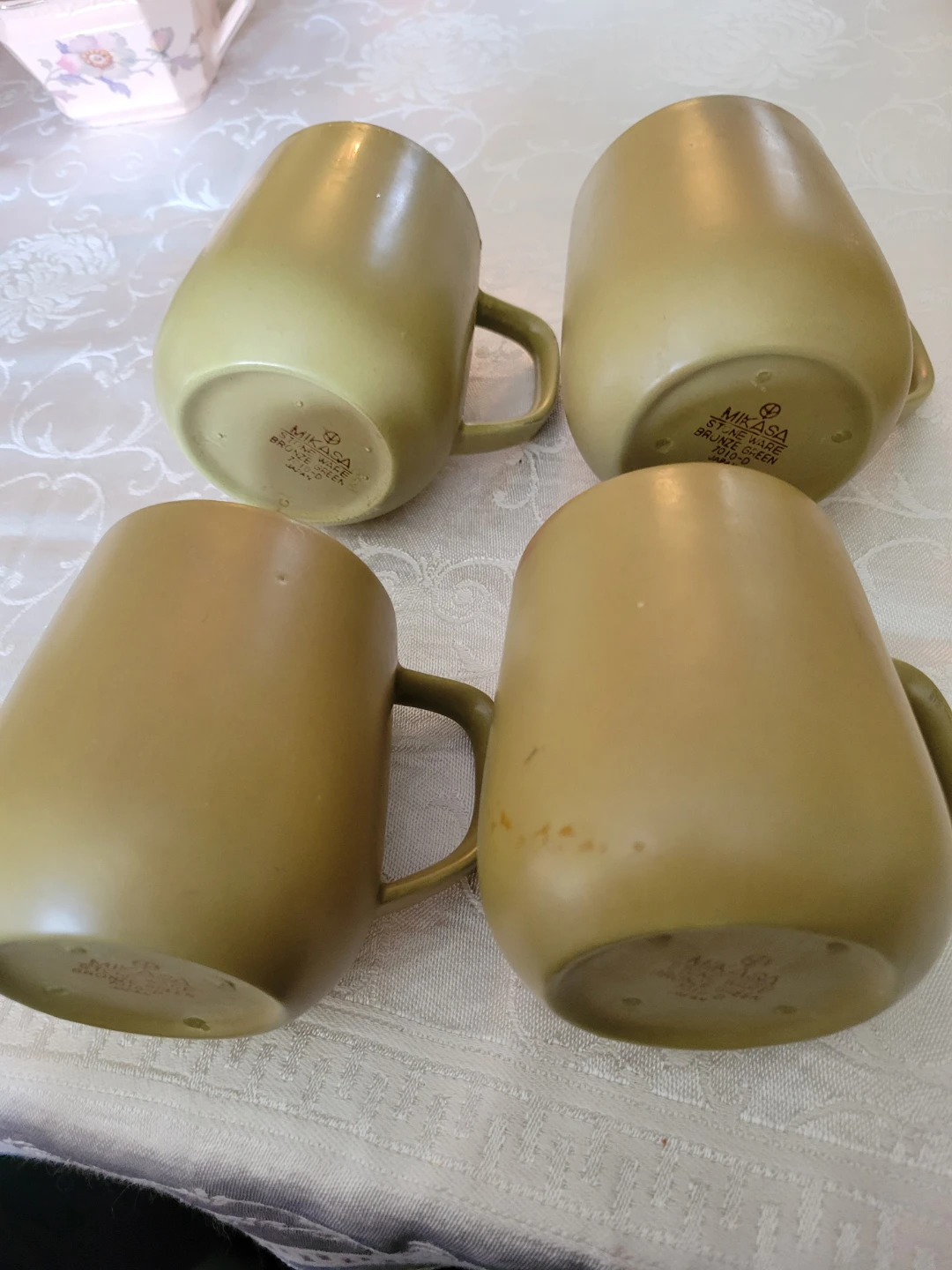 Mikasa "Brunswick Green" Coffee Mugs - Set of 4