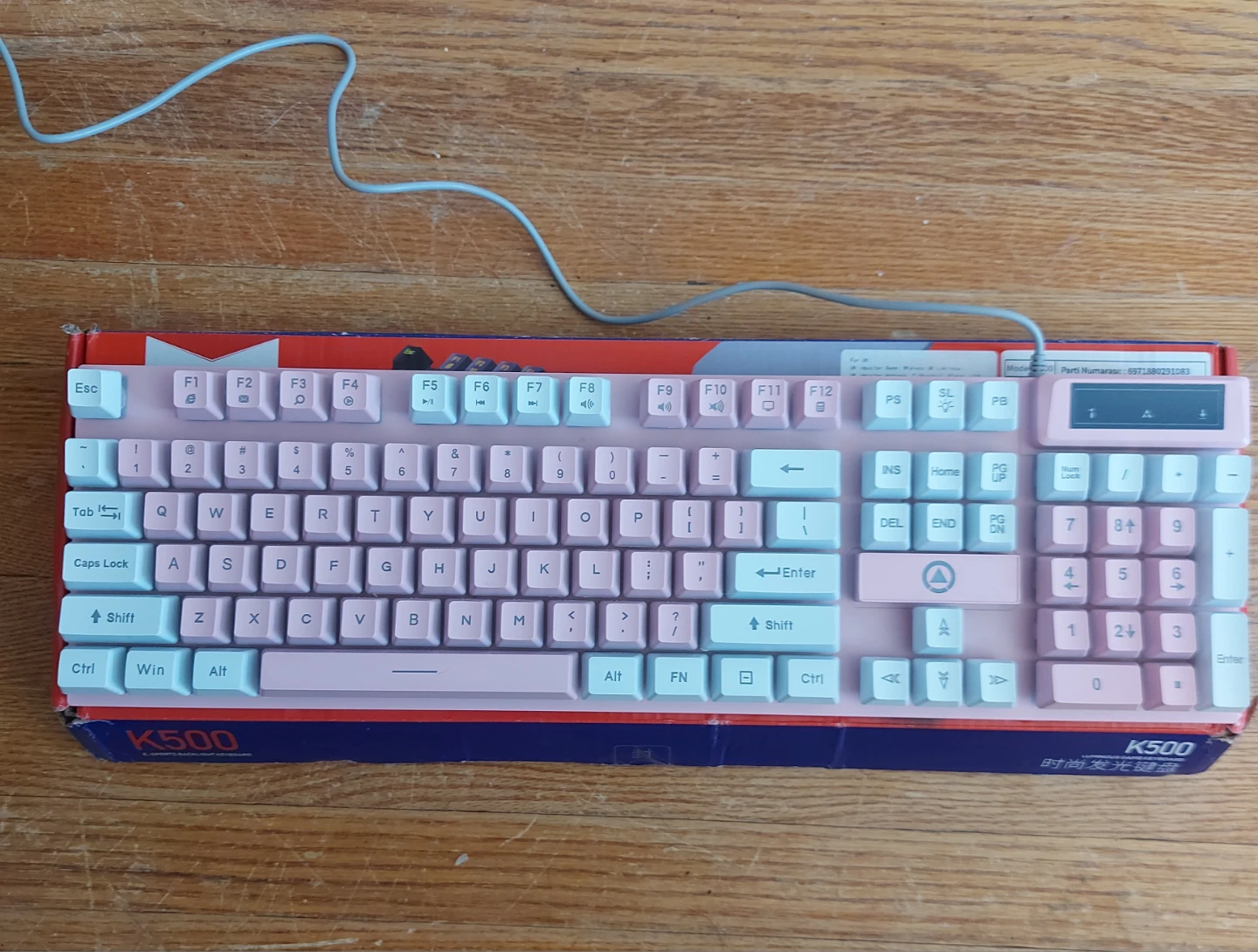 NEW - Pink K500 Luminous Keyboard - photo 2
