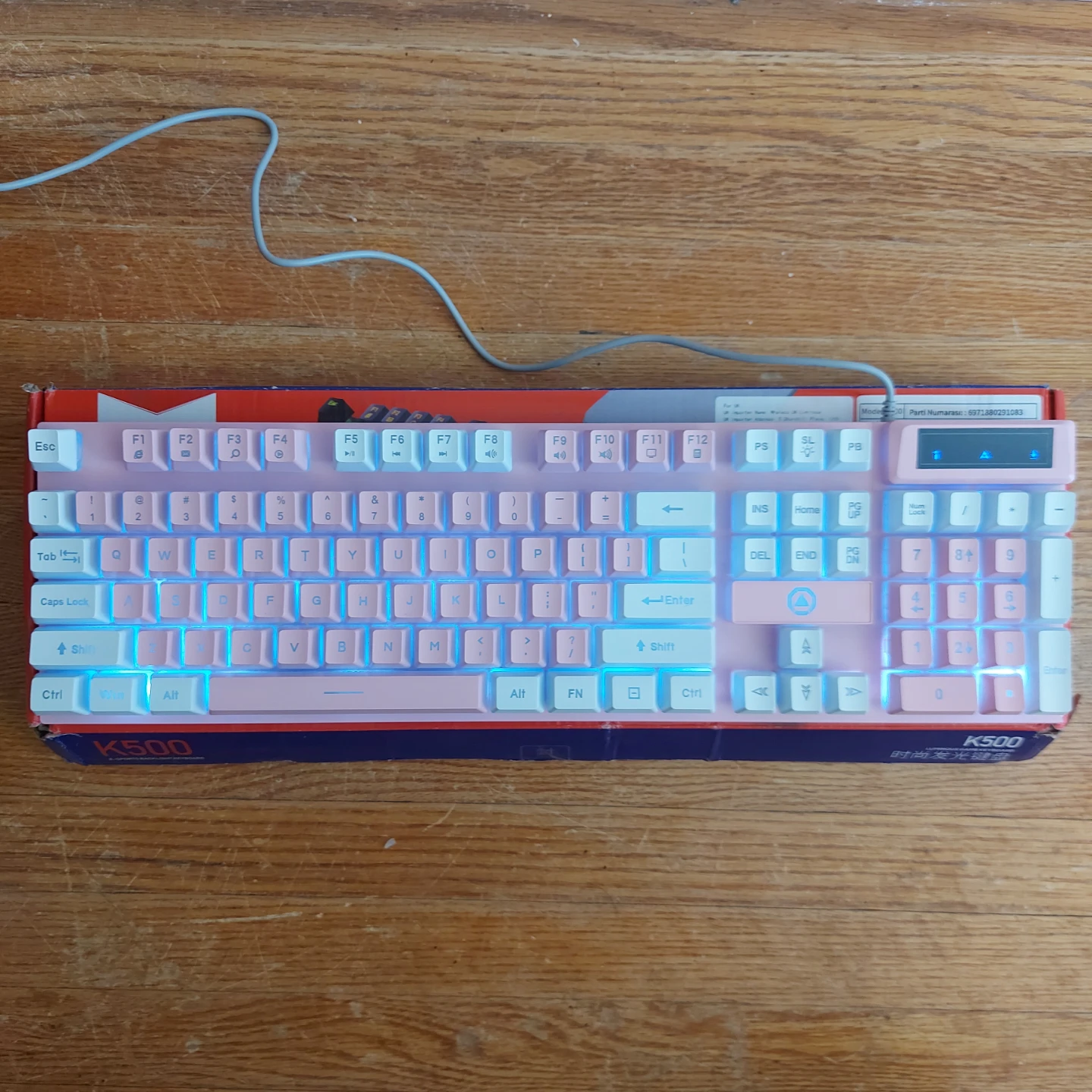NEW - Pink K500 Luminous Keyboard - photo 3