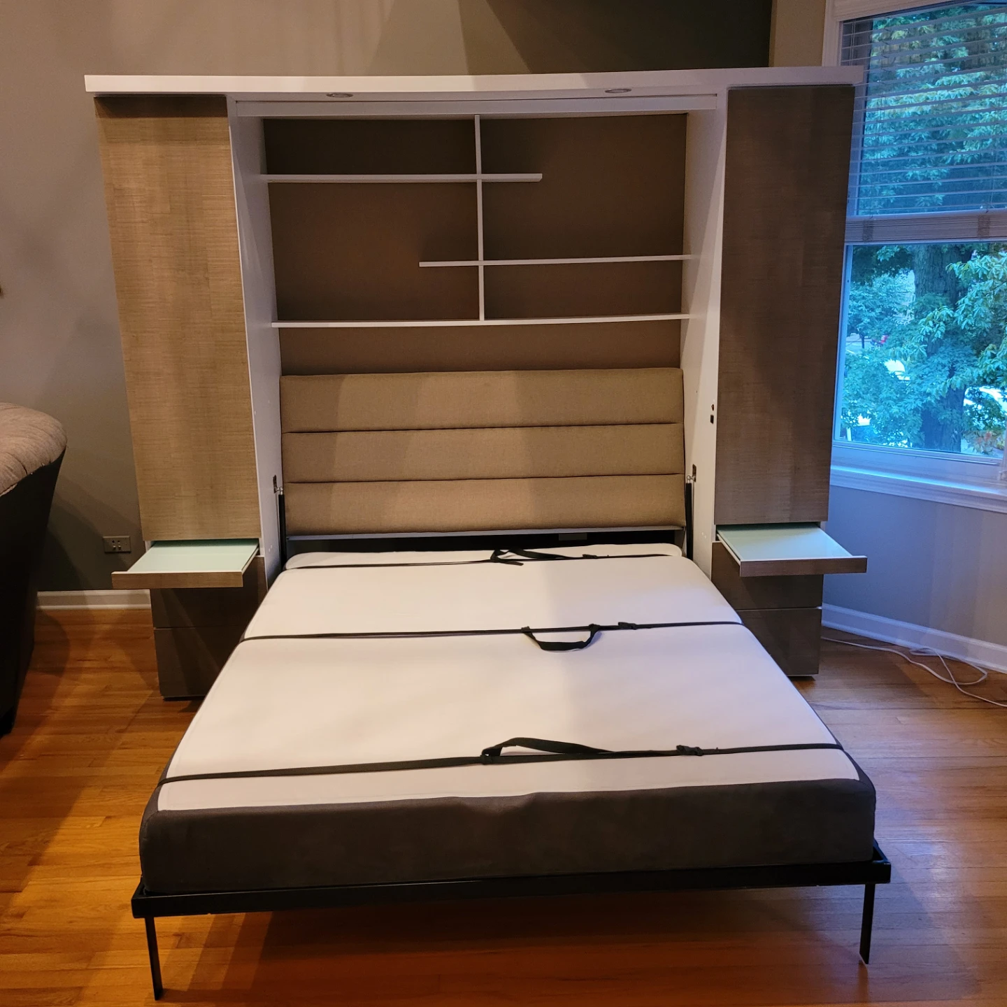 Murphy Bed with Desk and Shelves