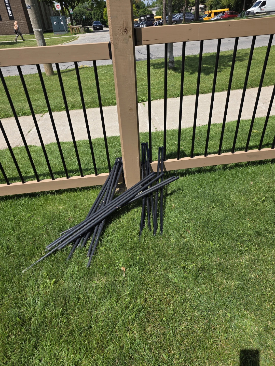 Deck and Fence black aluminum spindles