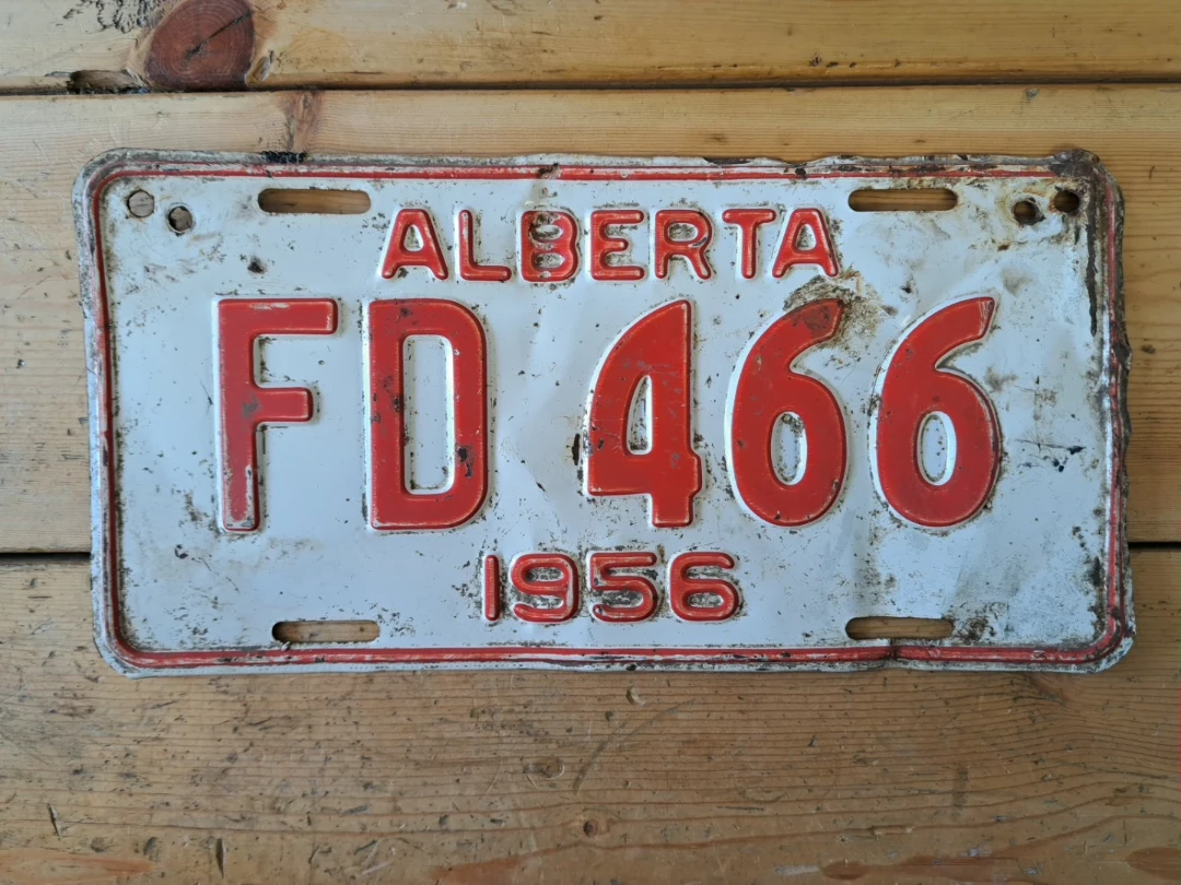 Alberta License Plates - 1956, 1964, 1965, 1970 - photo 4