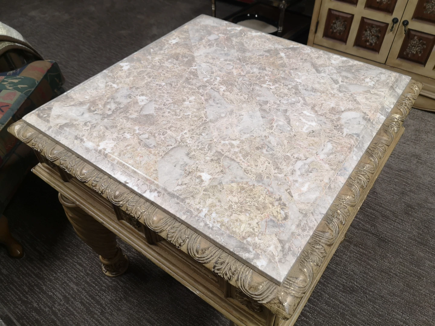 Ashley South Shore Square End Table ~ Stone Top - photo 5