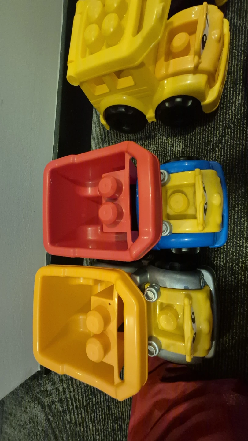 Assorted Toy Trucks and Building Blocks - photo 5