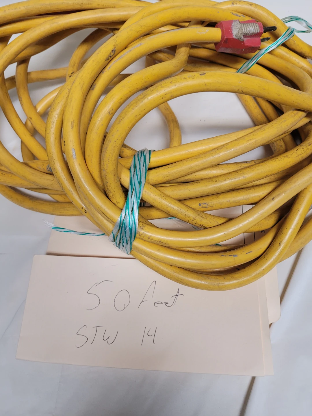 Yellow Extension Cord - 50 Feet