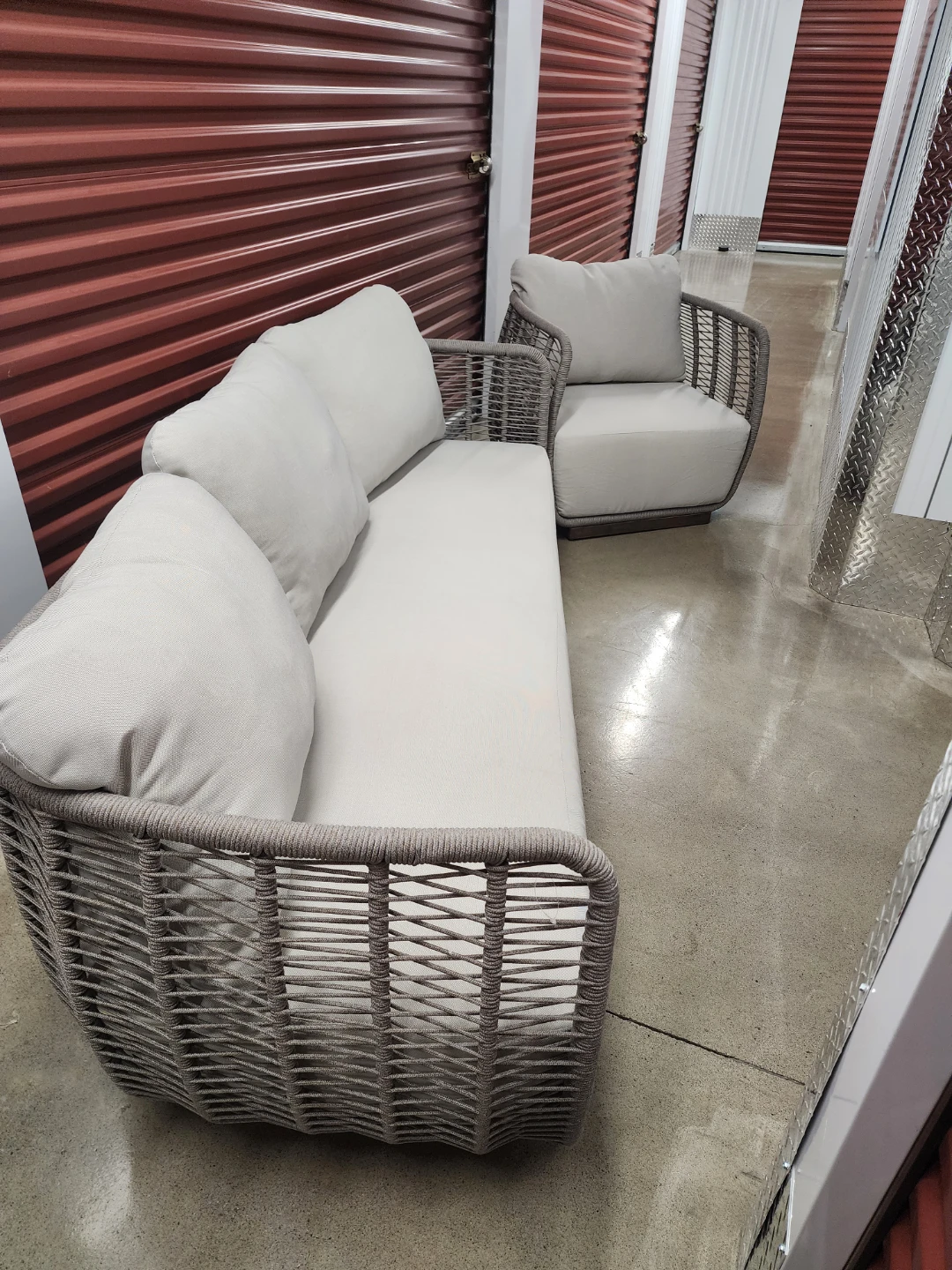 Woven Sofa and Armchair Set - photo 2