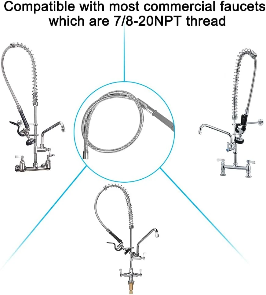 Stainless Steel Shower Hose with Brass Connector