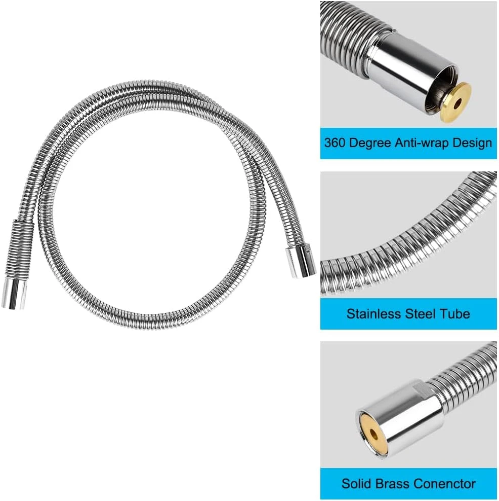 Stainless Steel Shower Hose with Brass Connector - photo 4