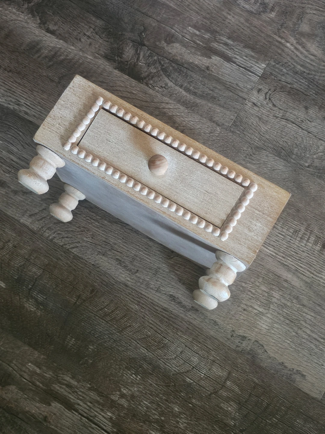Wooden Storage Box with Drawer - photo 3