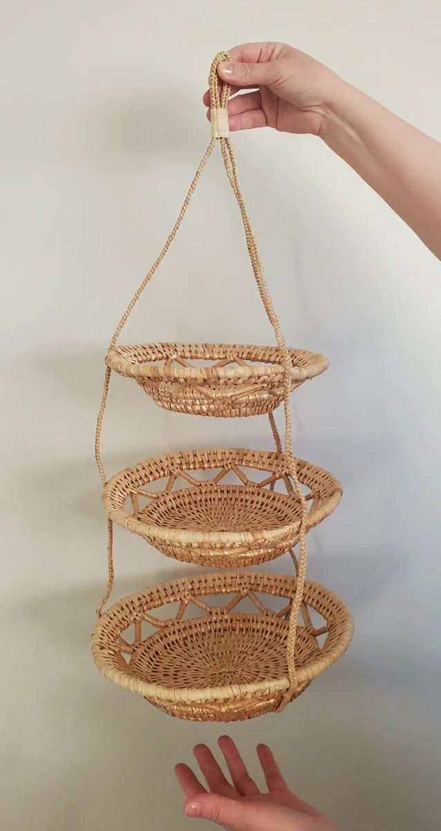 Woven Hanging Fruit Basket