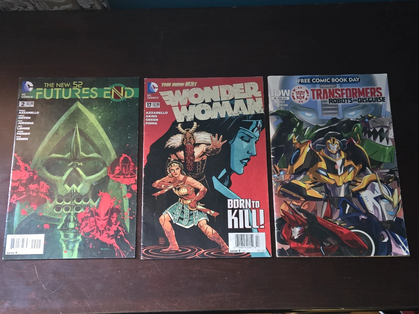DC Comics Lot: Futures End, Wonder Woman, Transformers