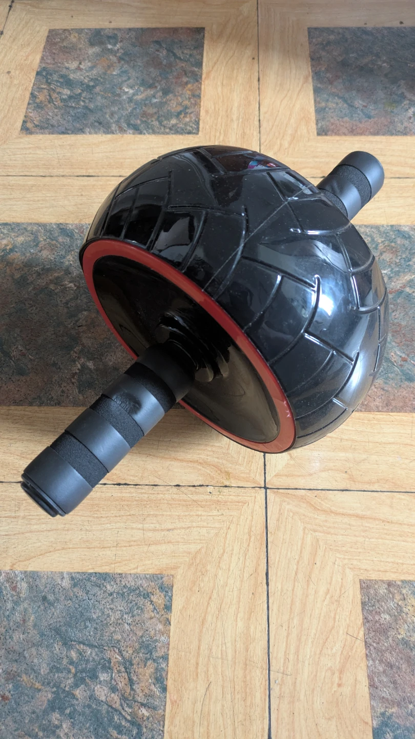 Black Ab Roller Wheel with Red Trim - photo 2