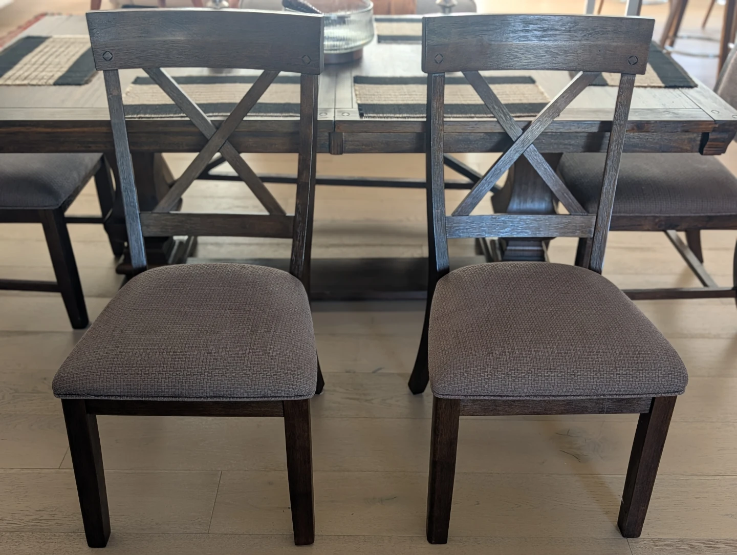 WoodenAshley Dining Chairs with Upholstered Seats - - photo 2
