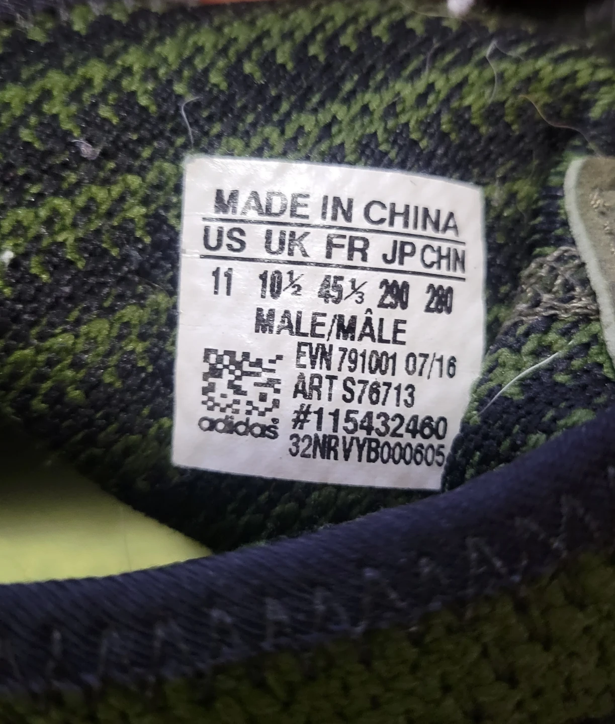 Adidas Tubular Shadow Knit Green High Top Shoes Size 11 - photo 2