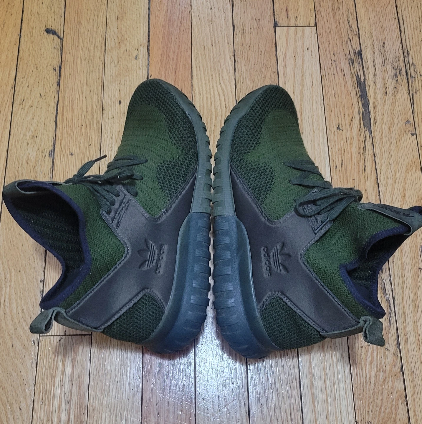 Adidas Tubular Shadow Knit Green High Top Shoes Size 11 - photo 4