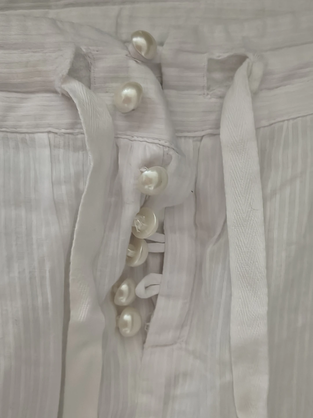 White Gilani Skirt Size 16/18 100% Cotton - photo 2