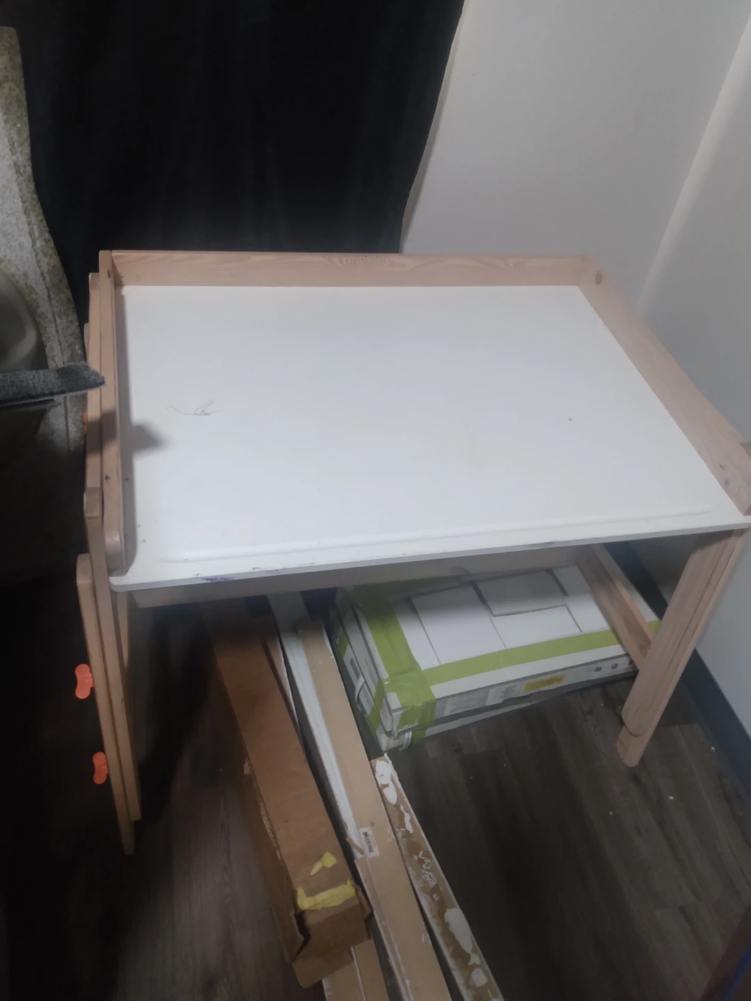 Kids Art Easel with Whiteboard and Storage - photo 2
